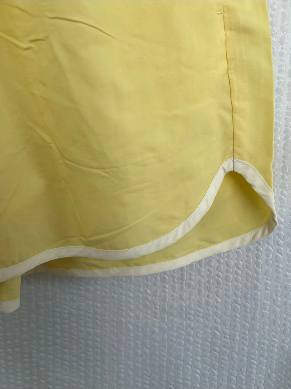 NWOT COLLUSION ASOS Yellow High-Waisted Athletic Shorts US6/S